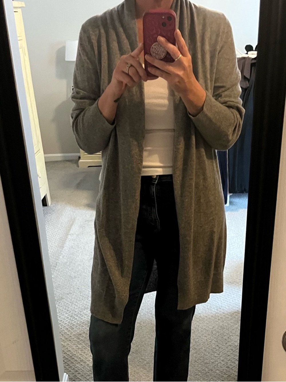 Mongolian Cashmere Duster -L